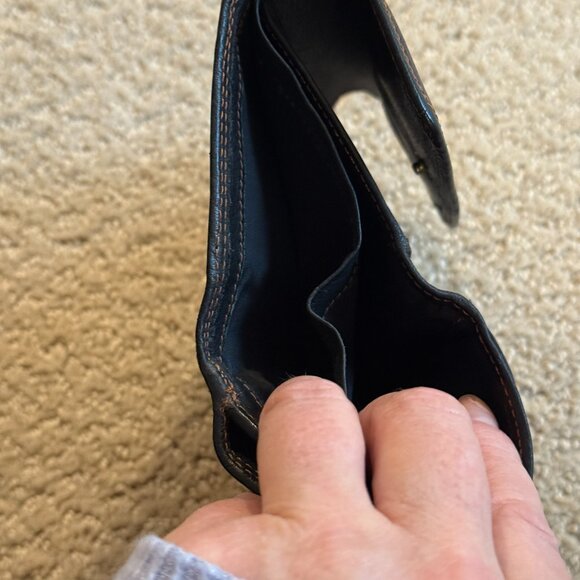 Lloyd Baker Women's Leather Wallet Multi Fold Black 2 Flaps and Zip Coin Pocket - Picture 16 of 16